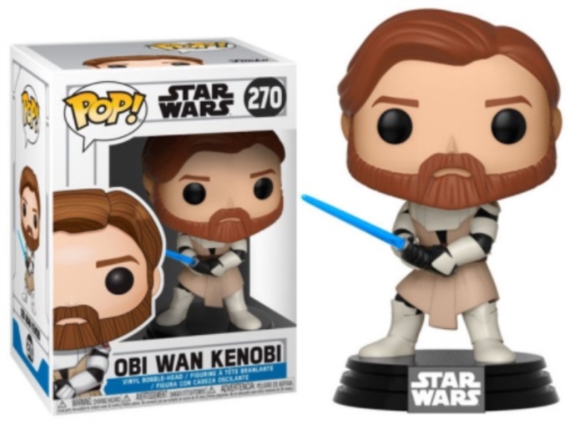 FUNKO ACTION FIGURES FUNKO POP STAR WARS CLONE WARS OBI WAN KENOBI FUNKO ACTION FIGURES FUNKO POP STAR WARS CLONE WARS OBI WAN KENOBI